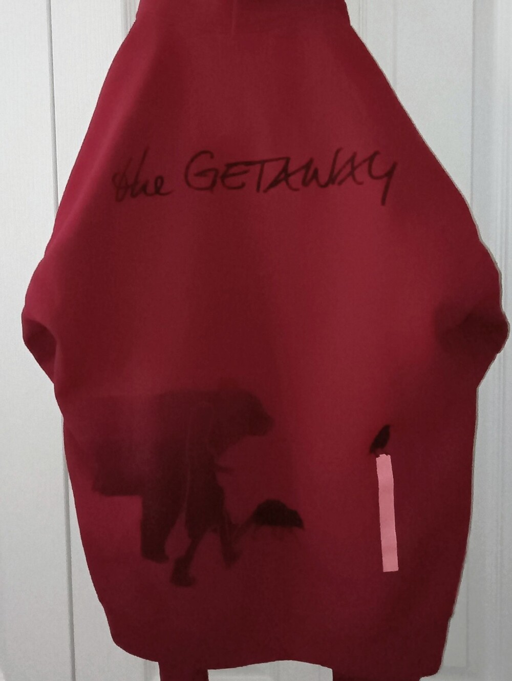 RARE Red Hot Chili Peppers The Getaway Album Red Hoodie Sweatshirt M RHCP 2016 - Picture 10 of 13
